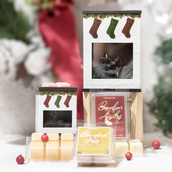 Holiday Wax Melts with Warmer Gift Set - Phenixology