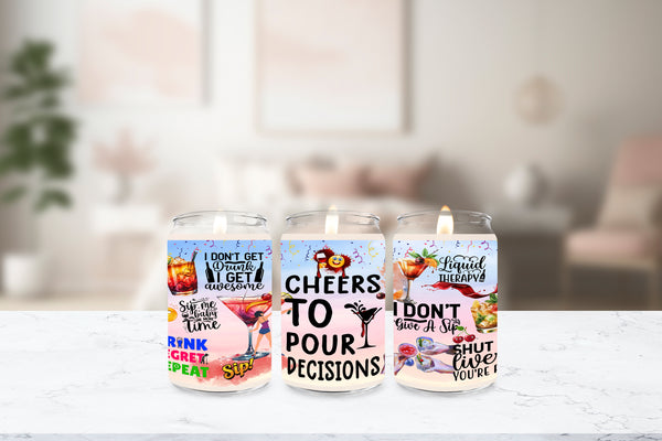 Pour Decisions Soy Candle