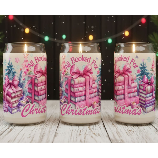 All Booked for Christmas Soy Candle - Phenixology Bath & Body