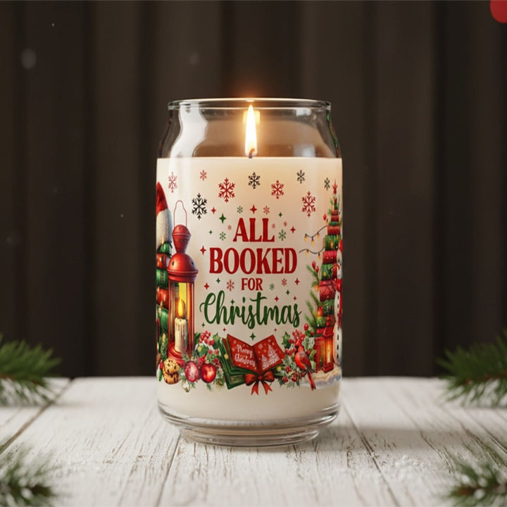 All Booked for Christmas Soy Candle - Phenixology Bath & Body