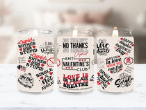 Anti Valentine's Club Soy Candle - Phenixology Bath & Body