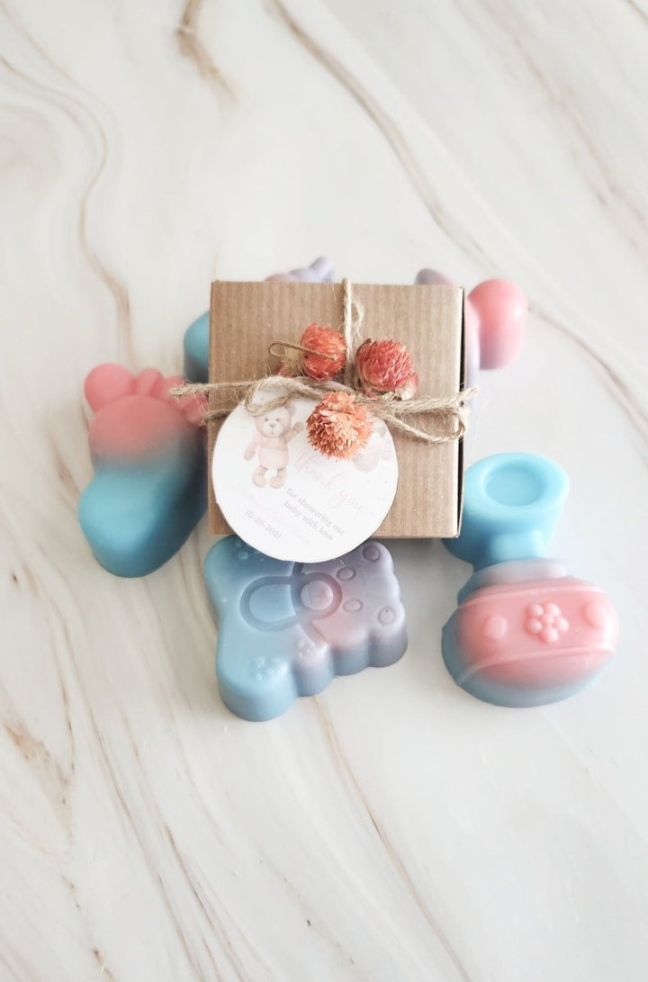 Baby Themed Soap Party Favors (personalized labels) - Phenixology Bath & Body