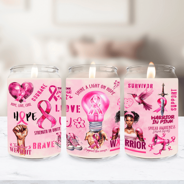 Cancer Warrior Soy Candle - Phenixology Bath & Body