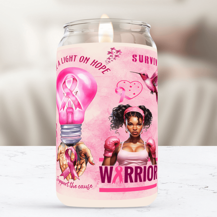 Cancer Warrior Soy Candle - Phenixology Bath & Body
