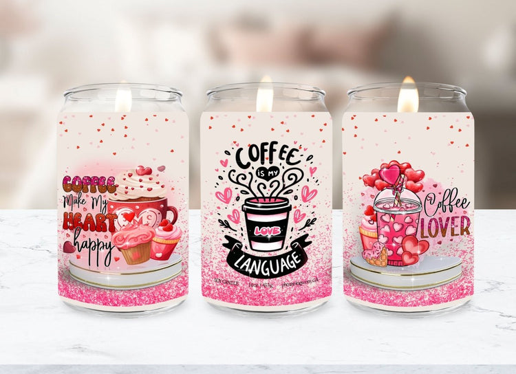 Coffee Is My Love Language Soy Candle - Phenixology Bath & Body