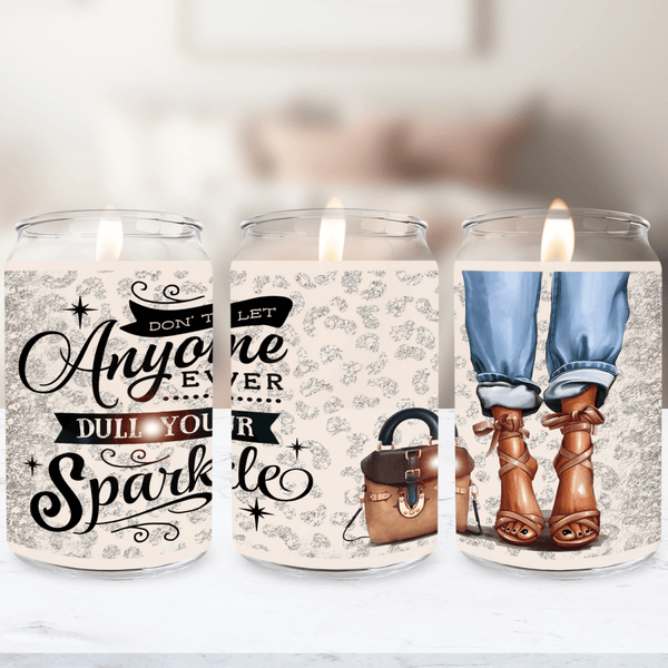 Don't Dull Your Sparkle Soy Candle - Phenixology Bath & Body