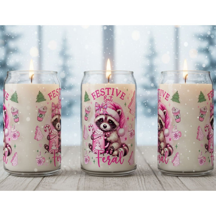 Festive But Feral Soy Candle - Phenixology Bath & Body