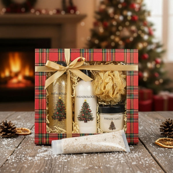 Golden Glow Holiday Body Treat Box - Phenixology Bath & Body