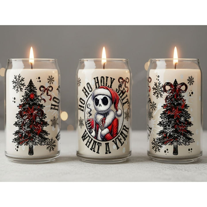 Ho Ho Holy Sh*t What a Year Soy Candle - Phenixology Bath & Body