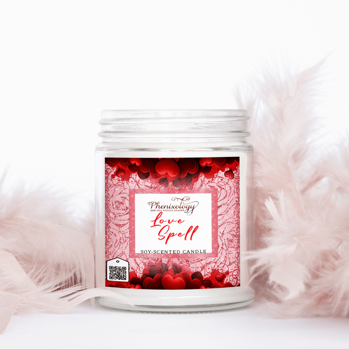 Love Spell Soy Candle - Phenixology Bath & Body