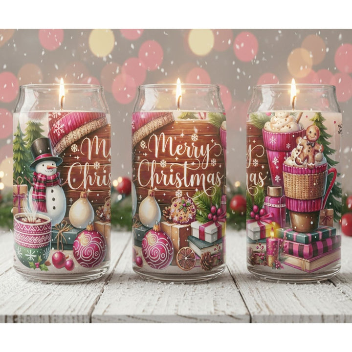 Merry Christmas Soy Candle - Phenixology Bath & Body
