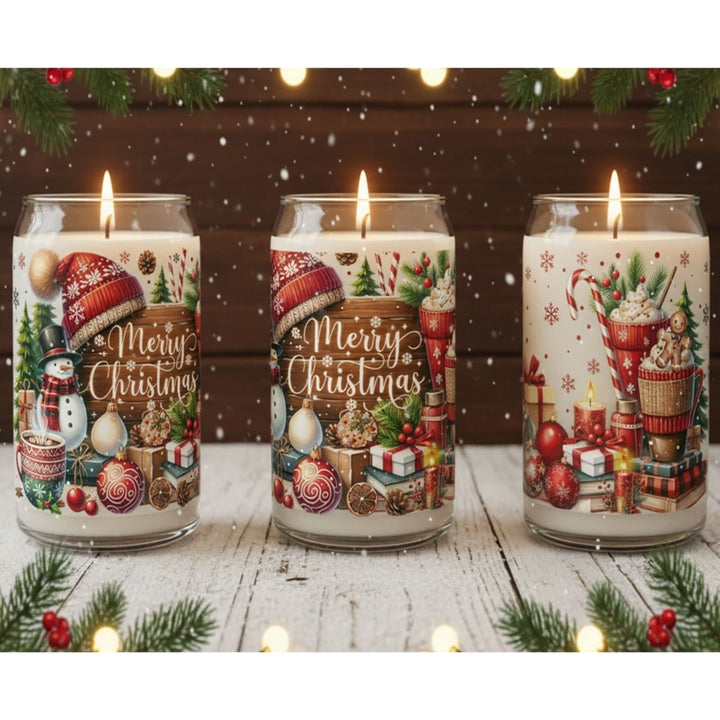 Merry Christmas Soy Candle - Phenixology Bath & Body