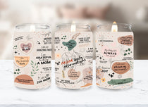 Mom Daily Affirmations Soy Candle - Phenixology Bath & Body