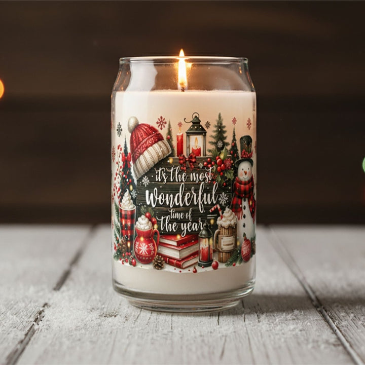 Most Wonderful Time of the Year Soy Candle - Phenixology Bath & Body