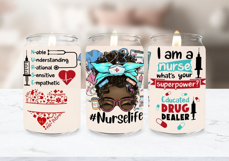 Nurse Life Soy Candle - Phenixology Bath & Body