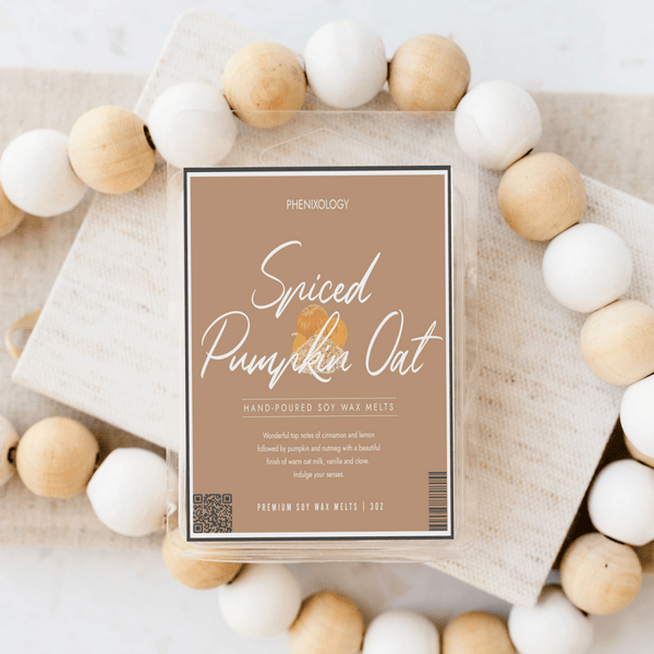 Spiced Pumpkin Oat Wax Melt - Phenixology Bath & Body