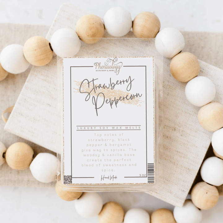Strawberry Peppercorn Wax Melt - Phenixology Bath & Body