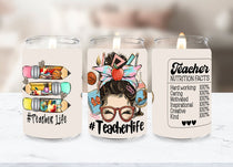 Teacher Nutrition Facts Soy Candle - Phenixology Bath & Body