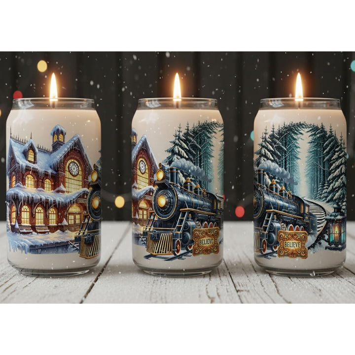 The Pastel Polar Express Holiday Candles - Phenixology Bath & Body