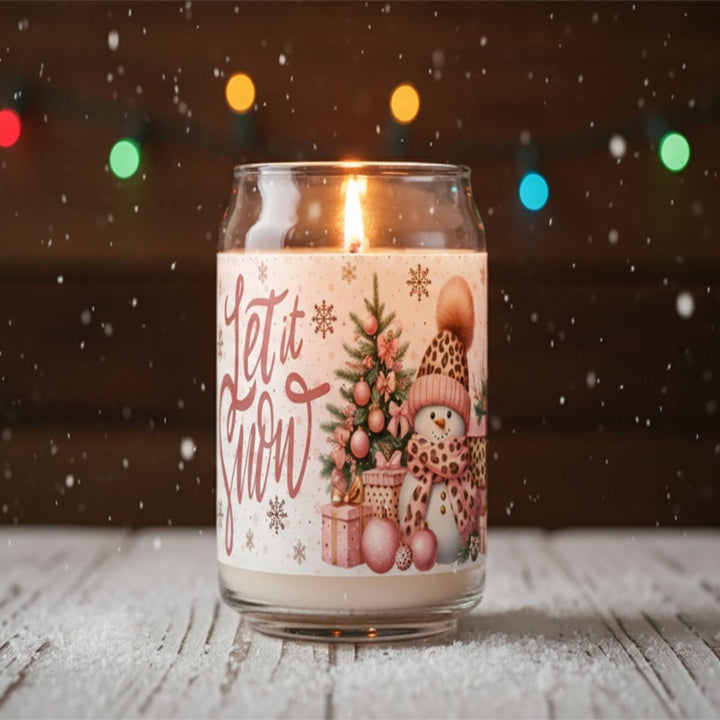The Pink & Purple Winter Wonderland Soy Candles - Phenixology Bath & Body