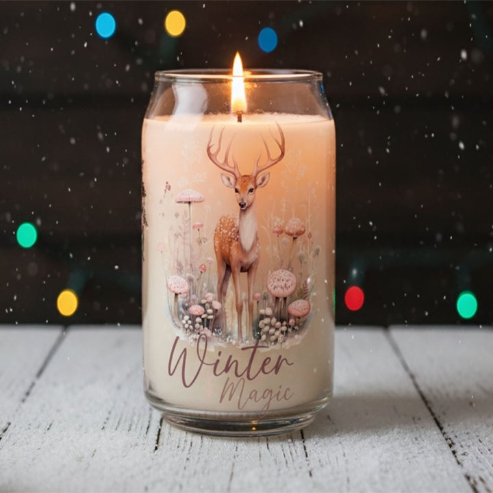 The Pink & Purple Winter Wonderland Soy Candles - Phenixology Bath & Body