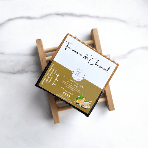 Turmeric & Charcoal Cleansing Bar - Phenixology Bath & Body