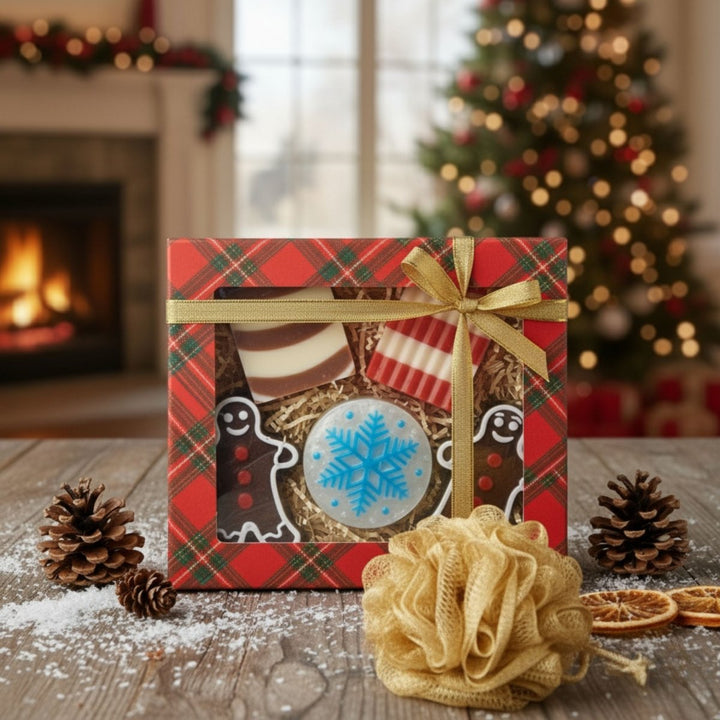 Winter Wonderland Soap Collection - Plaid Gift Set - Phenixology Bath & Body