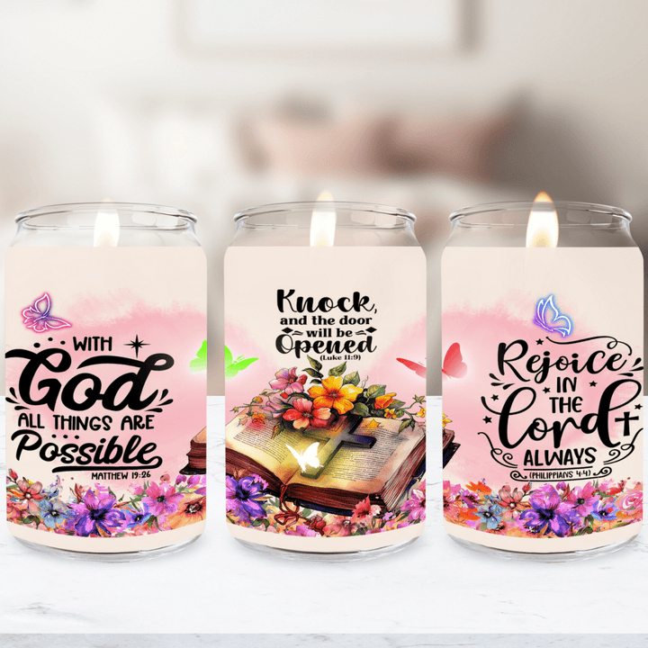 With God Soy Candles - Phenixology Bath & Body