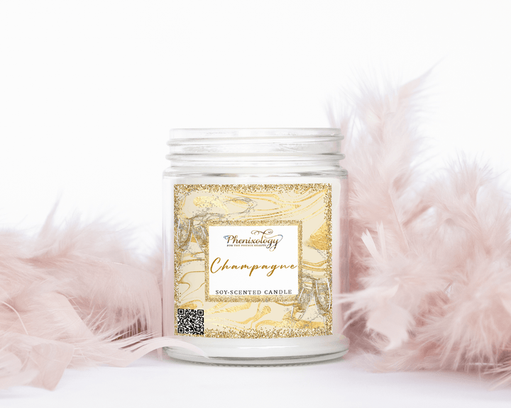 Champagne Soy Wax Candles - Phenixology