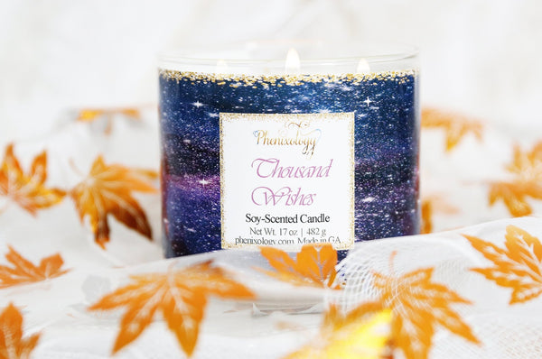 A Thousand Wishes 3-Wick Soy Candle - Phenixology