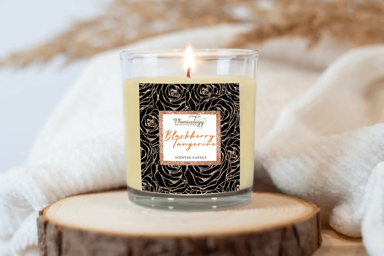 Blackberry Tangerine Soy Candle - Phenixology