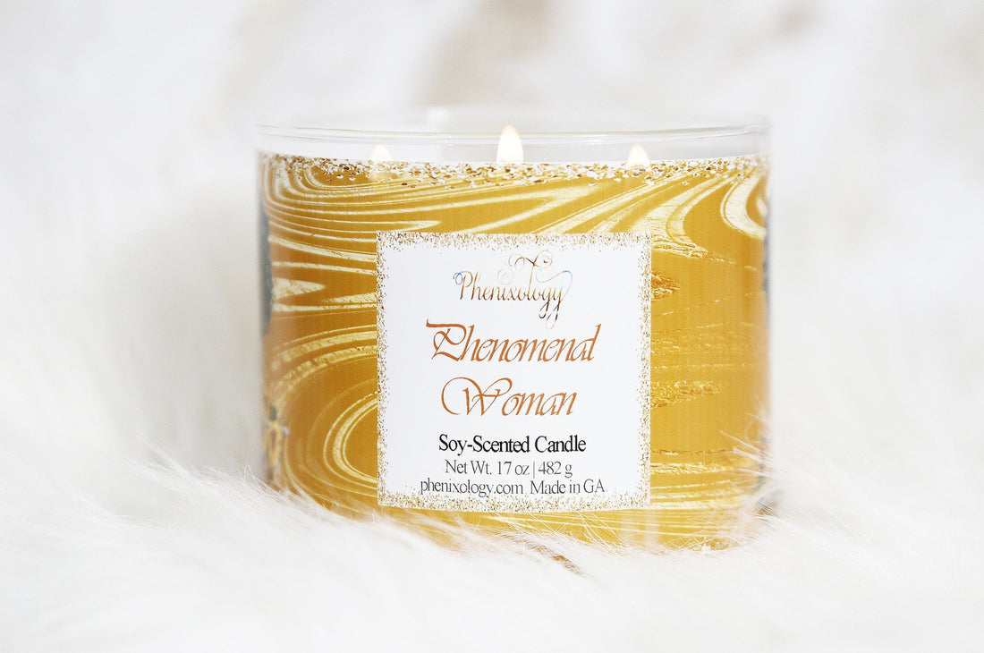 Phenomenal Woman 3-Wick Candle - Phenixology