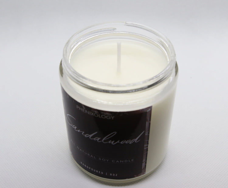 Sandalwood Soy Wax Candles - Phenixology