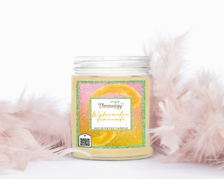 Watermelon Lemonade Soy Candle - Phenixology