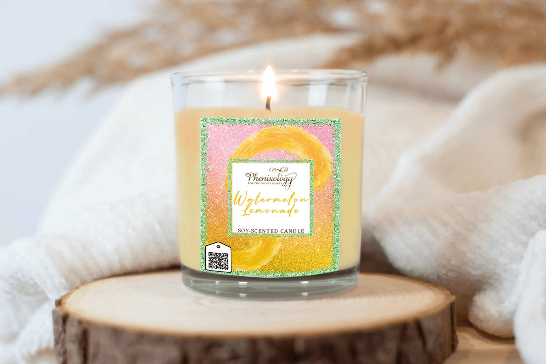 Watermelon Lemonade Soy Candle - Phenixology